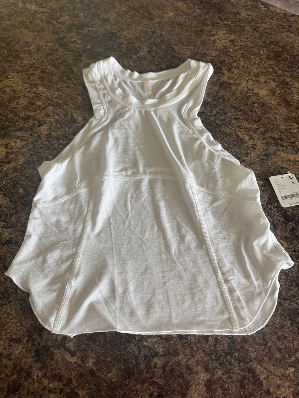 FP Movement by Free People White Racerback Tank